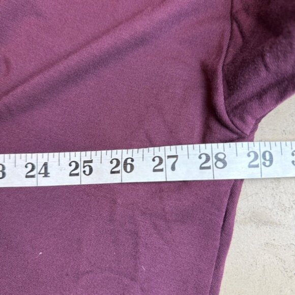 Soma Ultra Soft Fleece Jacket Merlot Full Zip Hoodie XXL Loungewear NEW - Picture 7 of 9